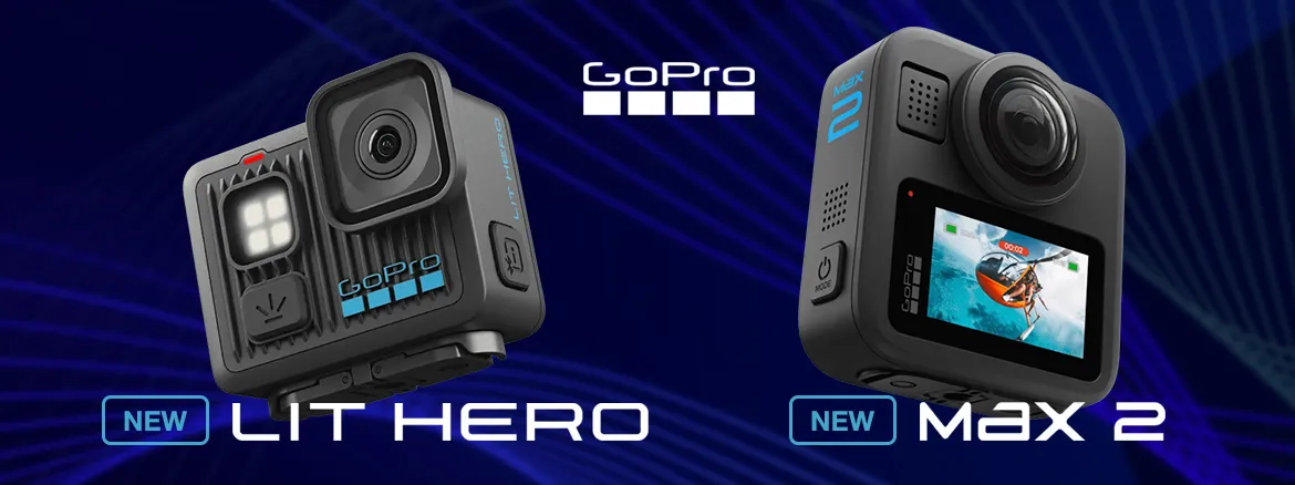 GoPro LIT HERO and GoPro MAX2