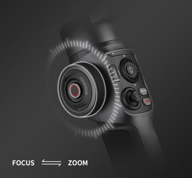 Zhiyun Smooth 5 focus-zoom
