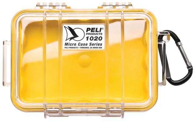 Кейс Peli 1020 Yellow/Clear- фото4