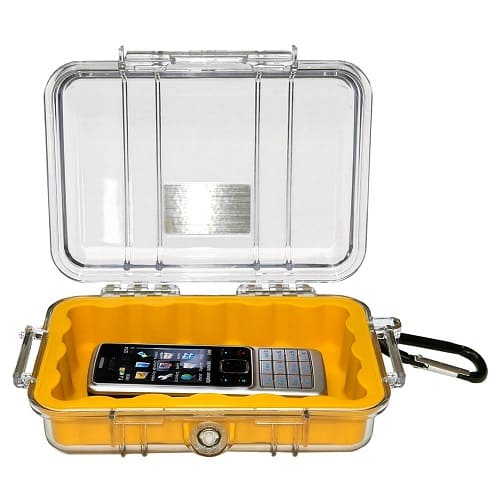 Кейс Peli 1020 Yellow/Clear - фото