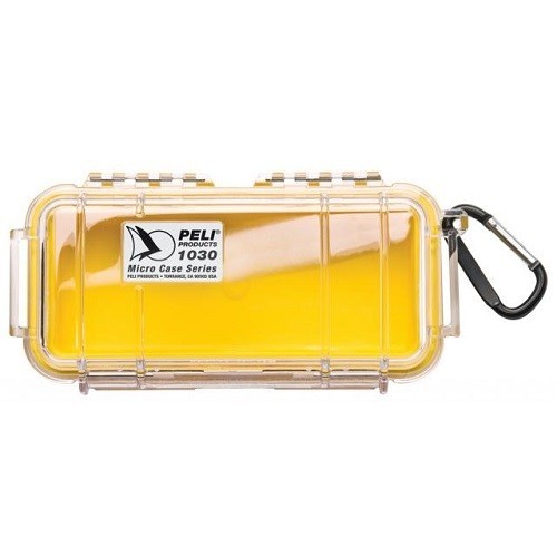 Кейс Peli 1030 Yellow/Clear - фото