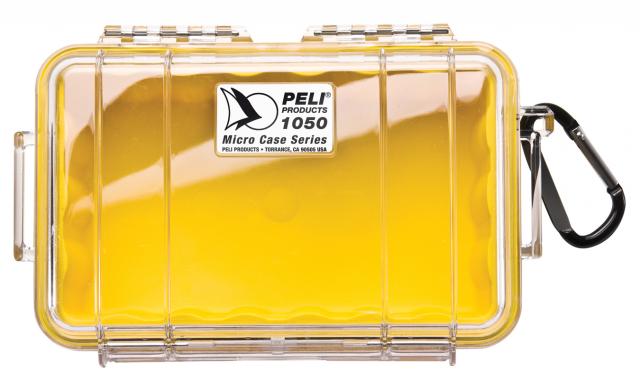 Кейс Peli 1050 Yellow/Clear- фото