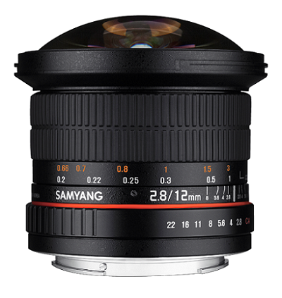 Объектив Samyang 12mm f/2.8 ED AS NCS Fish-eye Canon EF- фото