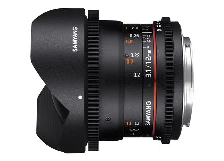 Samyang 12mm T3.1 VDSLR ED AS NCS Fish-eye Sony E- фото2