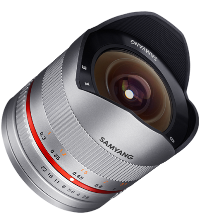 Объектив Samyang 8mm f/2.8 UMC Fish-eye II Sony E-mount Silver - фото3
