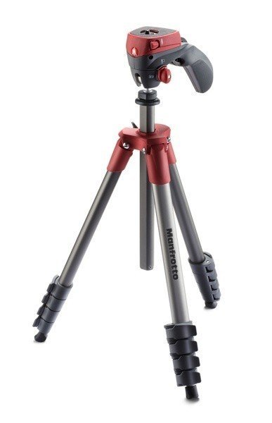 Штатив Manfrotto Compact Action (MKCOMPACTACN-RD), Red