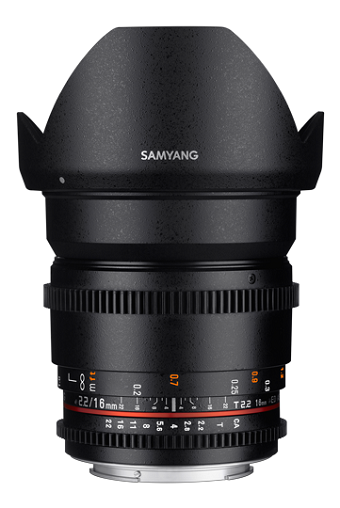 Объектив Samyang 16mm T2.2 ED AS UMC CS VDSLR Minolta AF/Sony A- фото