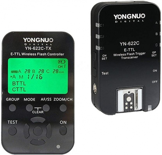 Комплект радиосинхронизации TTL Yongnuo YN-622C +YN-622C-TX для Canon - фото2