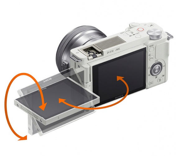 Sony ZV-E10 Kit 16-50mm White (ILCZV-E10L/W) - фото3