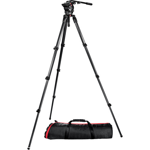 Штатив Manfrotto 526 Fluid Video Head & 536 CF (526,536K) - фото