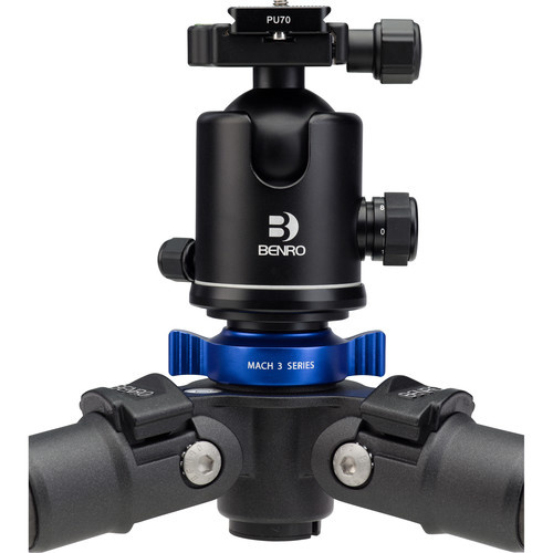 Штатив Benro Mach3 Tripod Series 2 Alum (TMA28+HD2) - фото7