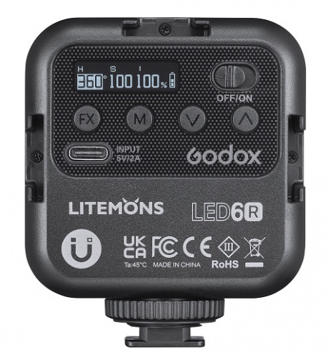 Осветитель светодиодный Godox LITEMONS LED6R RGB - фото2
