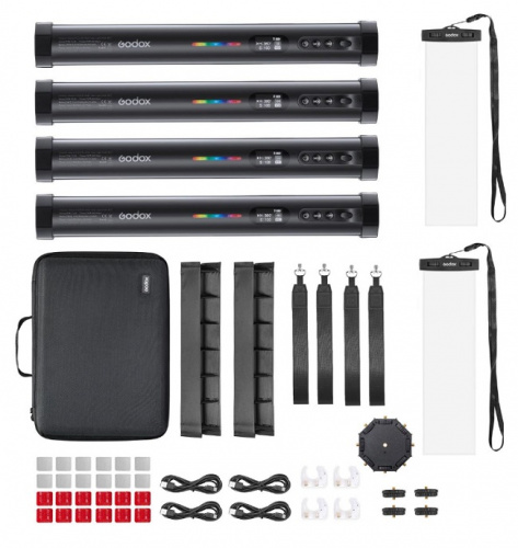 Комплект светодиодных осветителей Godox TL30-K4 Kit - фото