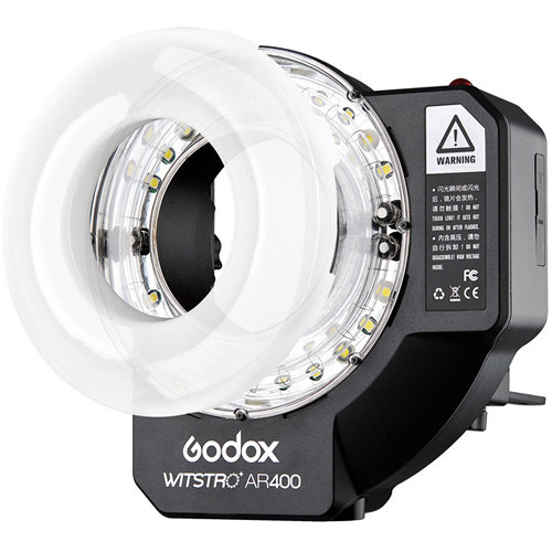 Вспышка кольцевая Godox Witstro AR400 аккумуляторная - фото3