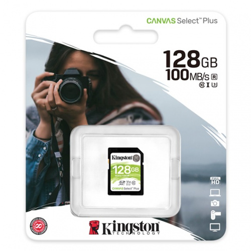Карта памяти Kingston Canvas Select Plus SDXC 128GB (SDS2/128GB) - фото2