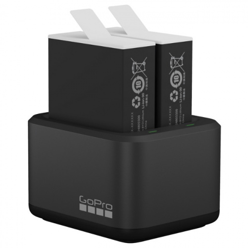 Двойное зарядное устройство GoPro ADDBD-211 + 2 аккумулятора Enduro - фото3