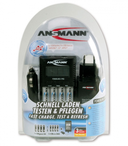 Зарядное устройство Ansmann Powerline 4 Pro - фото