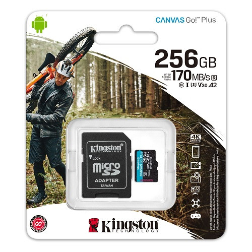 Карта памяти Kingston Canvas Go Plus microSDXC 256GB (SDCG3/256GB) - фото2