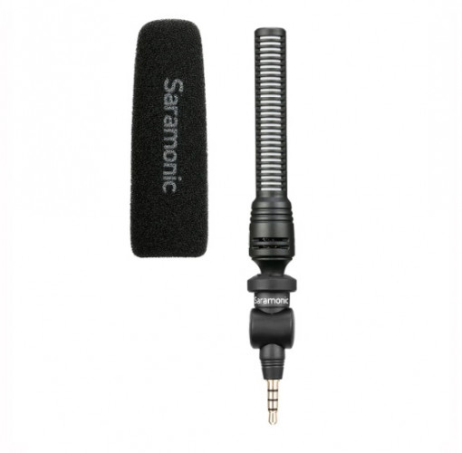 Микрофон мини-пушка Saramonic SmartMic5S для устройств 3.5mm TRRS - фото