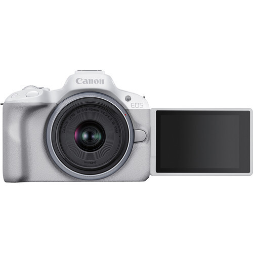 Фотоаппарат Canon EOS R50 Kit 18-45mm White - фото5
