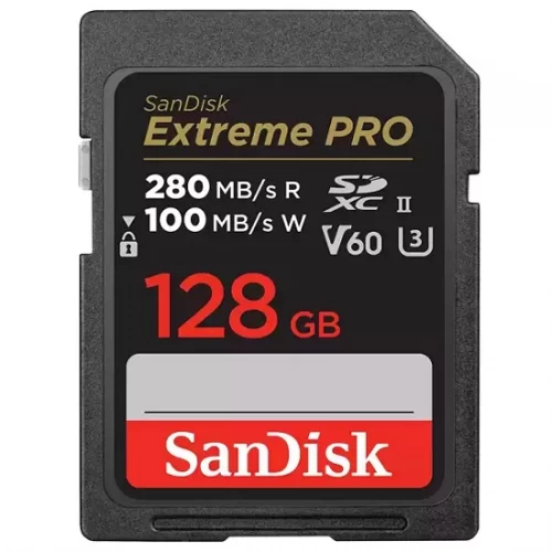 Карта памяти SanDisk Extreme Pro SDXC 128Gb 280MB/s UHS-II (SDSDXEP-128G-GN4IN) - фото