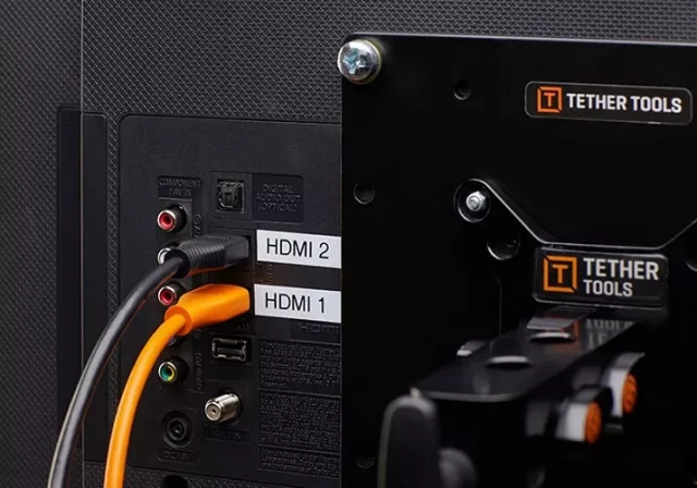 Кабель Tether Tools TetherPro HDMI Micro to HDMI 2.0, 0.3m, Black - фото2