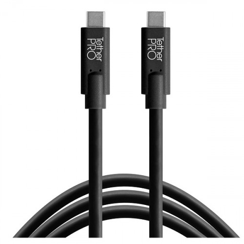 Кабель Tether Tools TetherPro USB-C to USB-C 4.6m, Black - фото