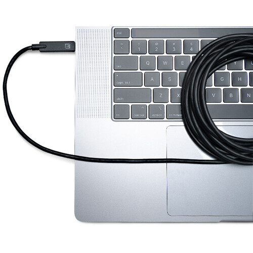 Кабель Tether Tools TetherPro USB-C to USB-C Right Angle 4.6m, Black - фото3