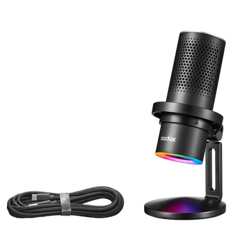 Микрофон Godox EM68X с подсветкой RGB - фото7