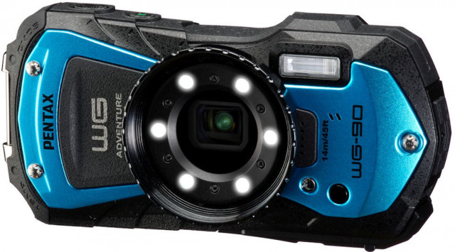 Фотоаппарат Pentax WG-90 Blue - фото3