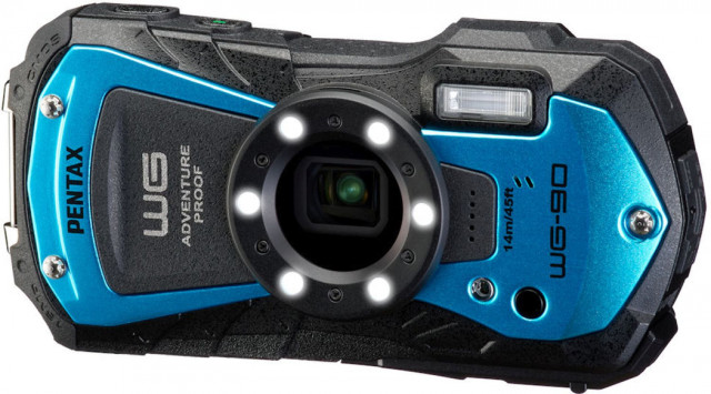 Фотоаппарат Pentax WG-90 Blue - фото4