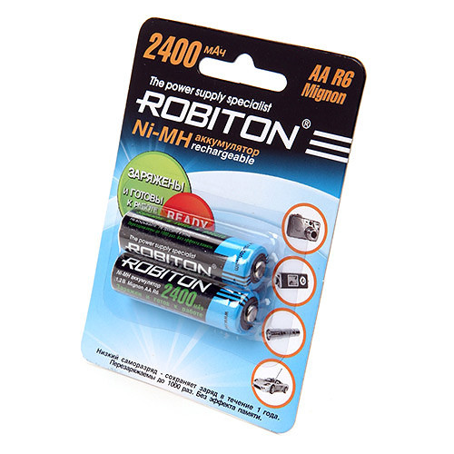 Аккумулятор ROBITON RTU2400MHAA-2 (2 шт) BL2 - фото