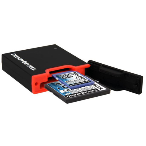 Карт-ридер Delkin Devices USB 3.0 Dual Slot SD UHS-II and CF (DDREADER-44) - фото4