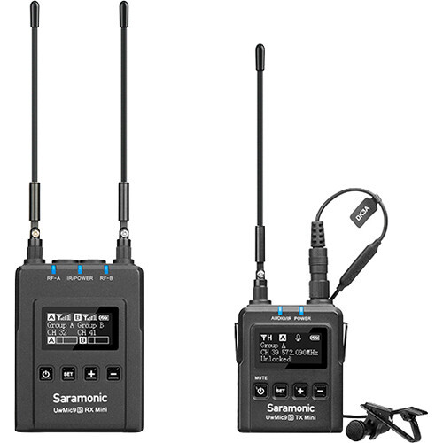 Радиосистема Saramonic UwMic9s Kit1 Mini (RX9S+TX9S) - фото