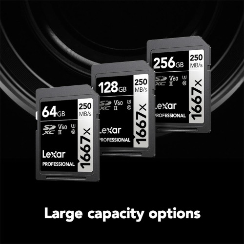 Карта памяти Lexar SDXC 64GB Professional 1667x UHS-II - фото2