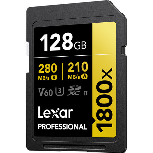 Карта памяти Lexar SDXC 128GB Professional 1800x UHS-II - фото3
