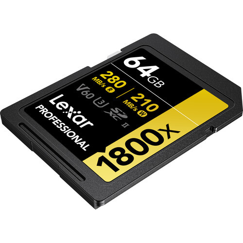 Карта памяти Lexar SDXC 64GB Professional 1800x UHS-II - фото4