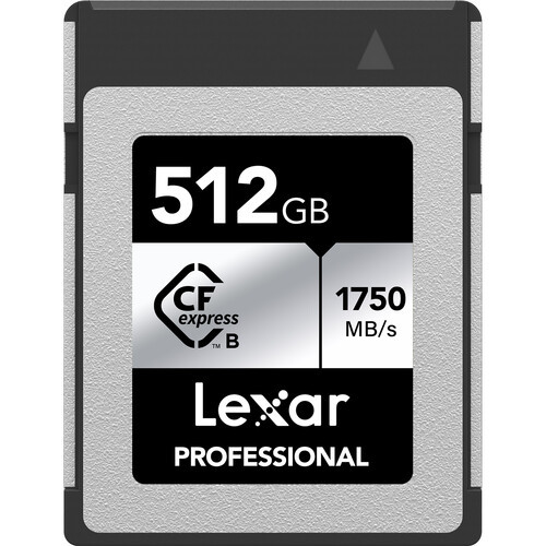 Карта памяти Lexar 512GB Professional CFexpress Type-B Silver - фото