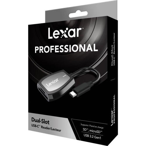Карт-ридер Lexar Professional USB-C Dual-Slot (LRW470U-RNHNG) - фото6