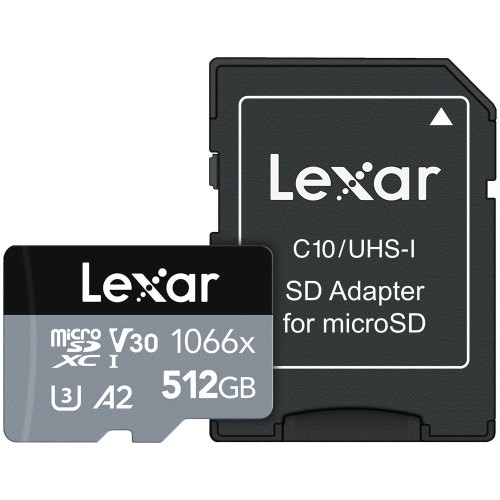 Карта памяти Lexar 512GB microSDXC UHS-I 1066x - фото