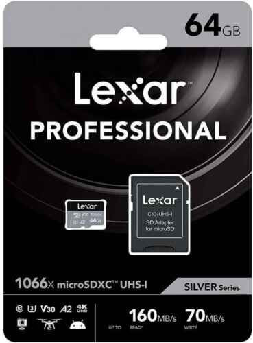 Карта памяти Lexar 64GB microSDXC UHS-I 1066x - фото2