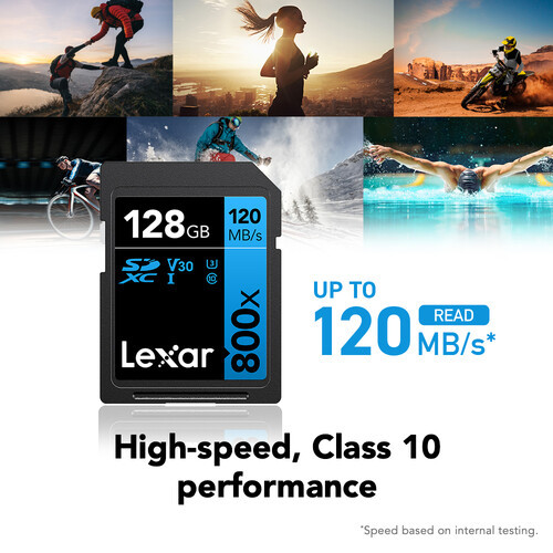 Карта памяти Lexar 128GB Professional 800x SDXC UHS-I - фото5