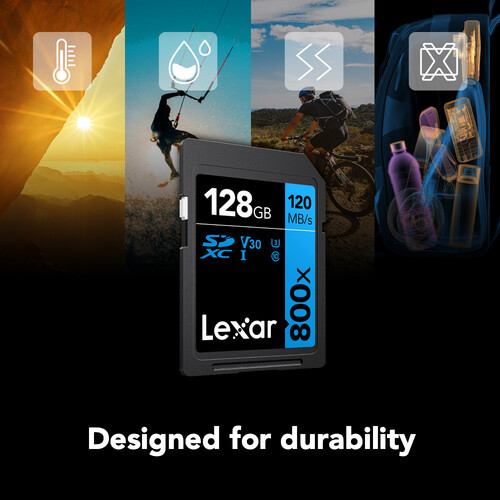 Карта памяти Lexar 128GB Professional 800x SDXC UHS-I - фото7