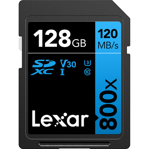 Карта памяти Lexar 128GB Professional 800x SDXC UHS-I - фото
