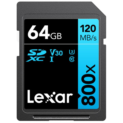 Карта памяти Lexar 64GB Professional 800x SDXC UHS-I - фото