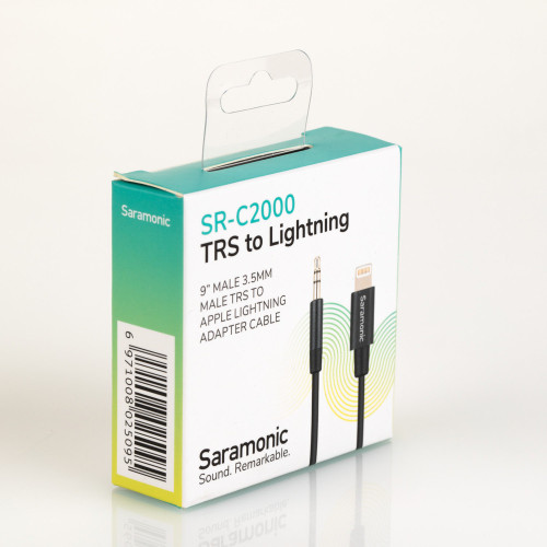 Кабель Saramonic SR-C2000 с Lighting на разъем 3.5мм TRS - фото6