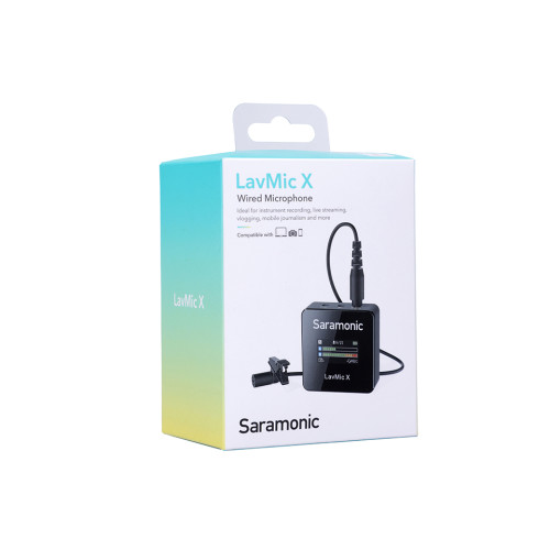Петличный микрофон Saramonic LavMic X с адаптером - фото2