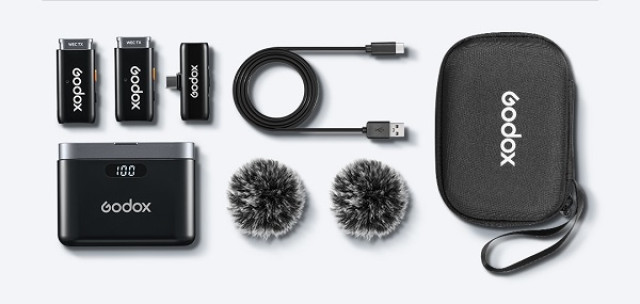 Микрофонная радиосистема Godox WES2 Kit2 USB-C - фото9