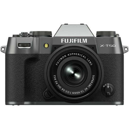 Фотоаппарат Fujifilm X-T50 Kit 15-45mm Charcoal Silver - фото