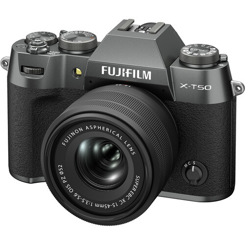 Фотоаппарат Fujifilm X-T50 Kit 15-45mm Charcoal Silver - фото8